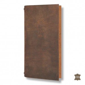 Genuine Leather Wine List Cover